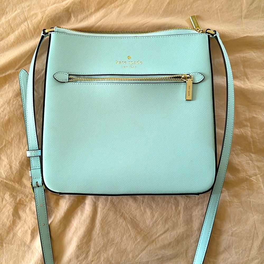 Kate Spade NWOT Sadie North South Crossbody Crisp Sky